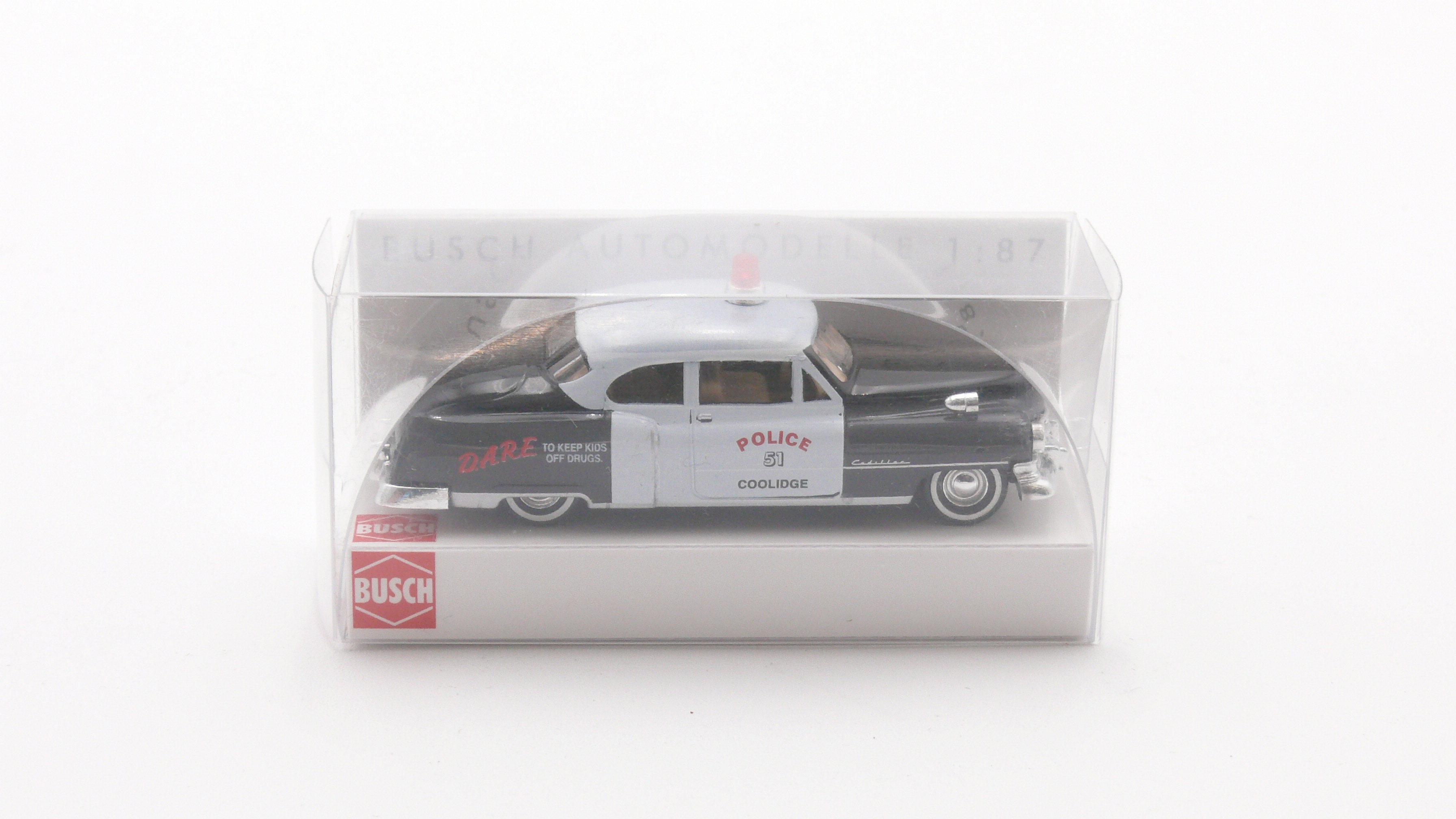 Busch 43401 Amerikanische Limousine "Police" 1:87