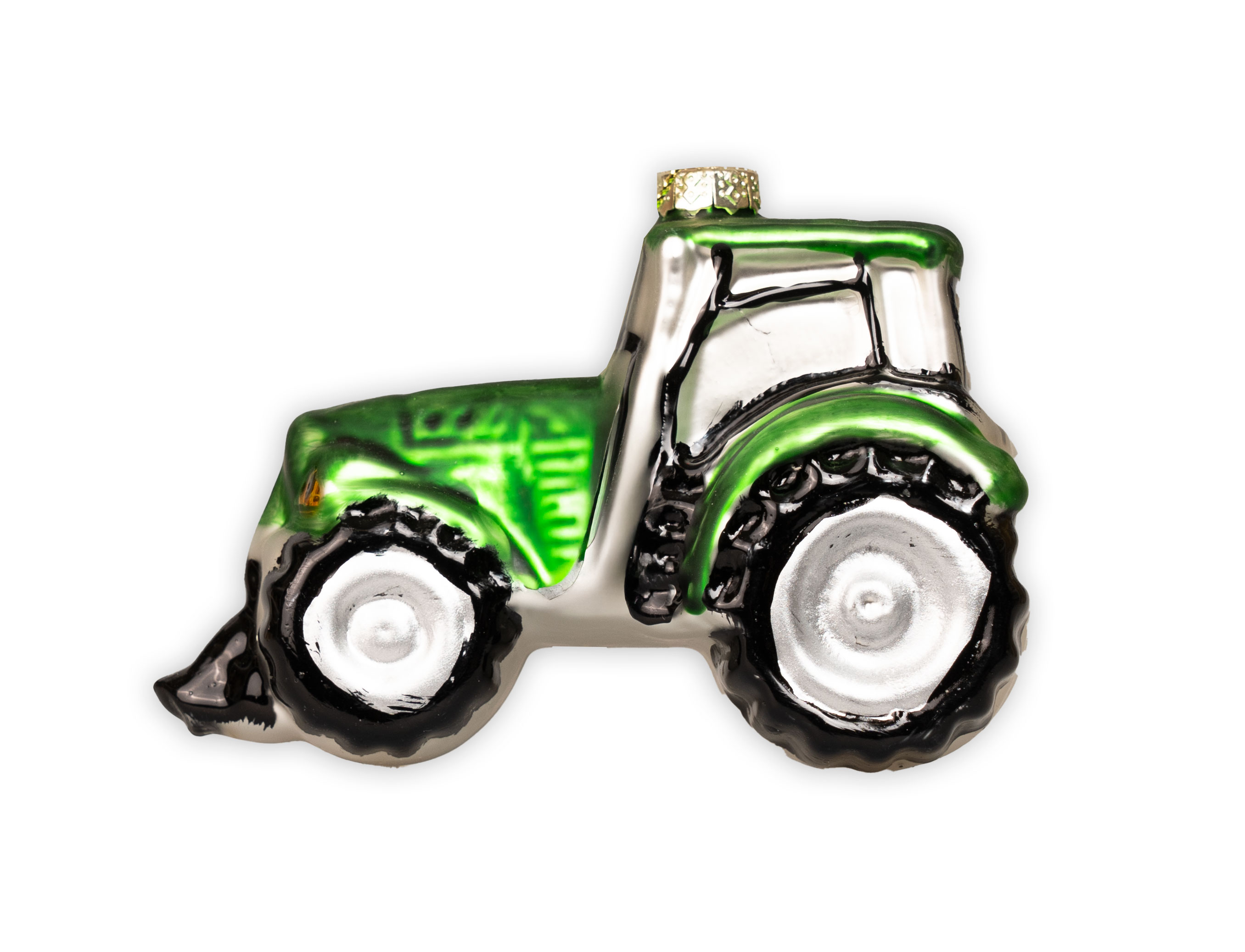 Weihnachtsbaumschmuck Traktor grün