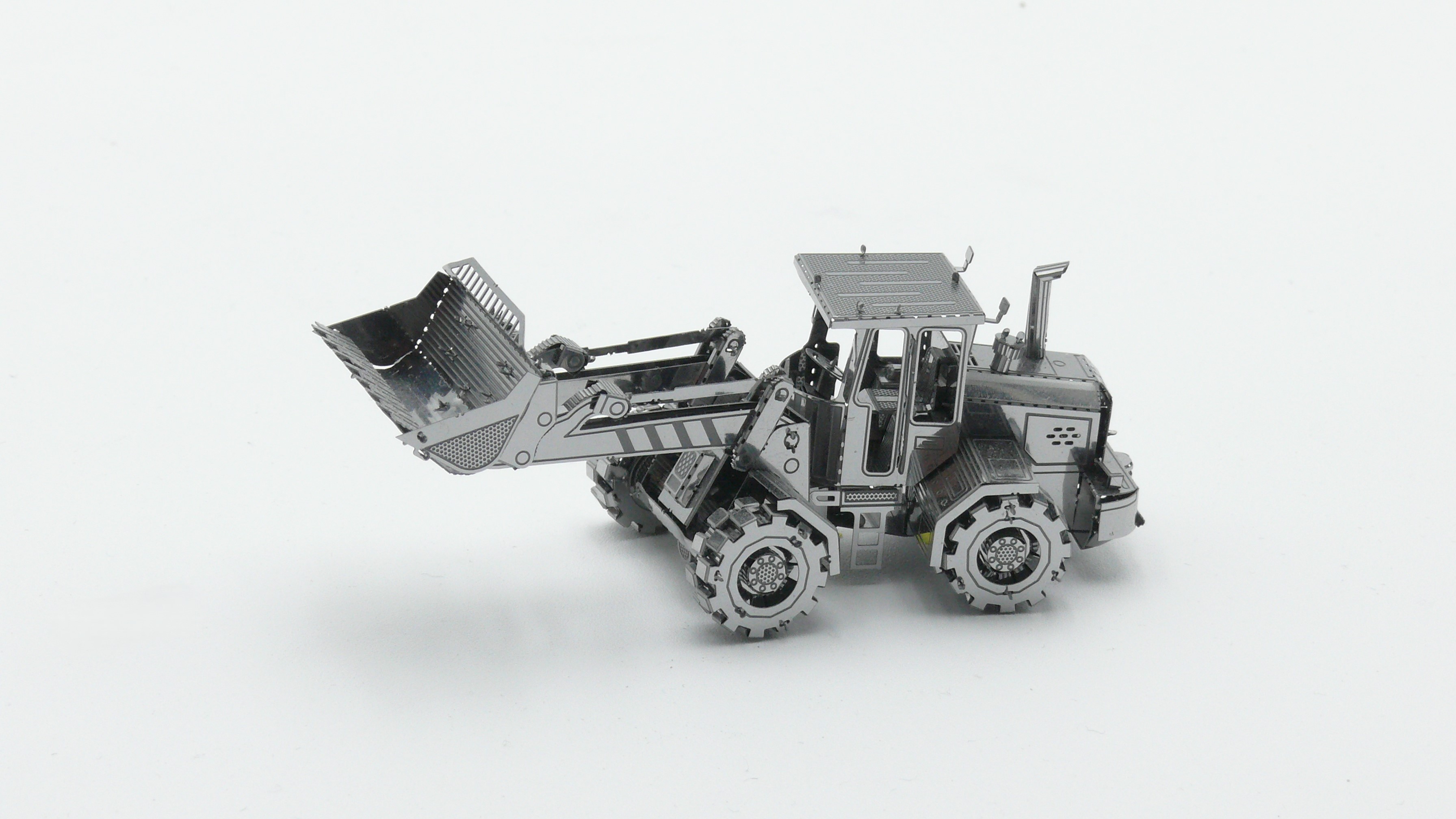 Mini 3D Metal Model Bulldozer