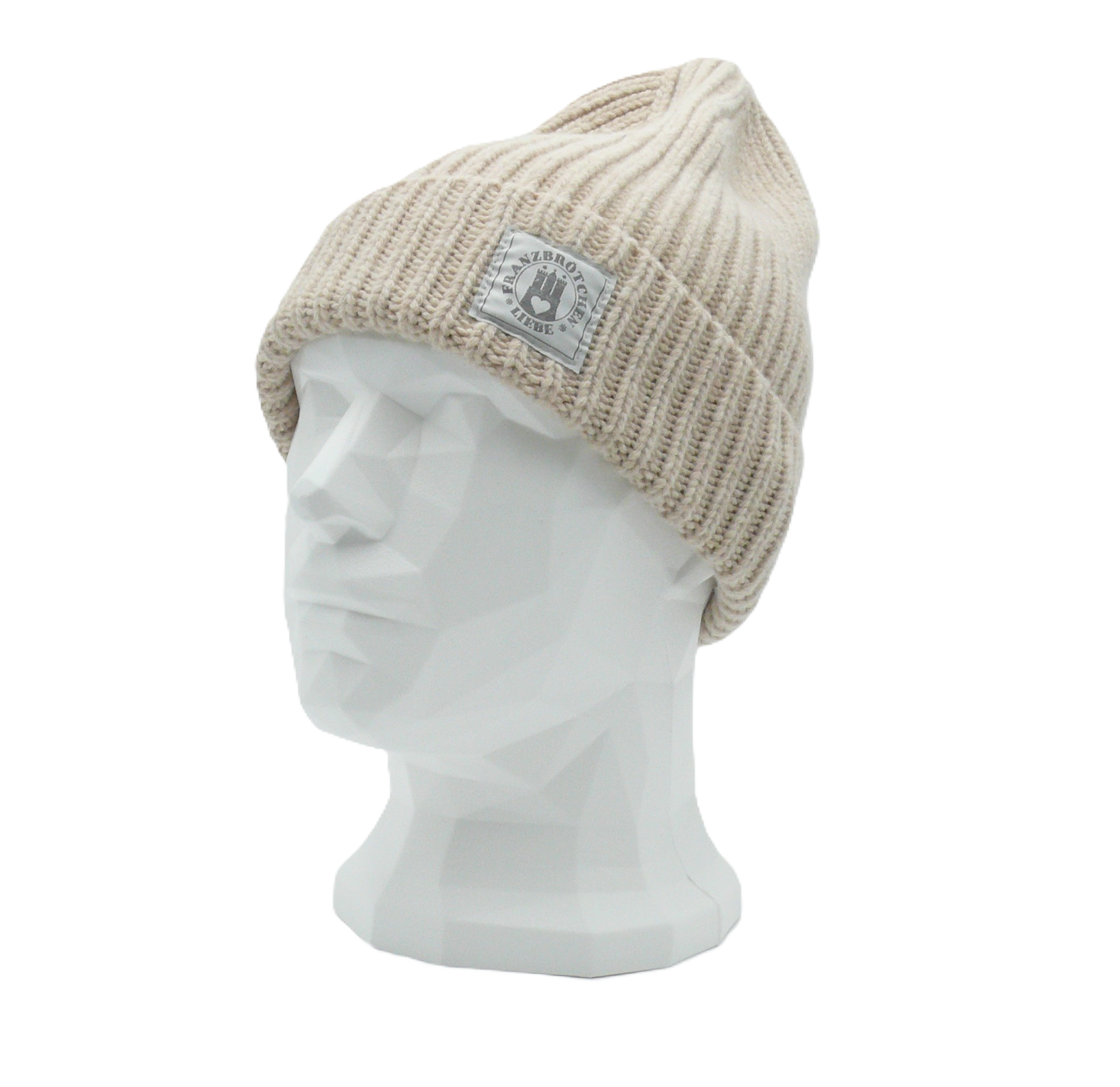 Franzbrötchenliebe Mütze "Elbe" - beige Franzbrötchenliebe Mütze "Elbe" - beige