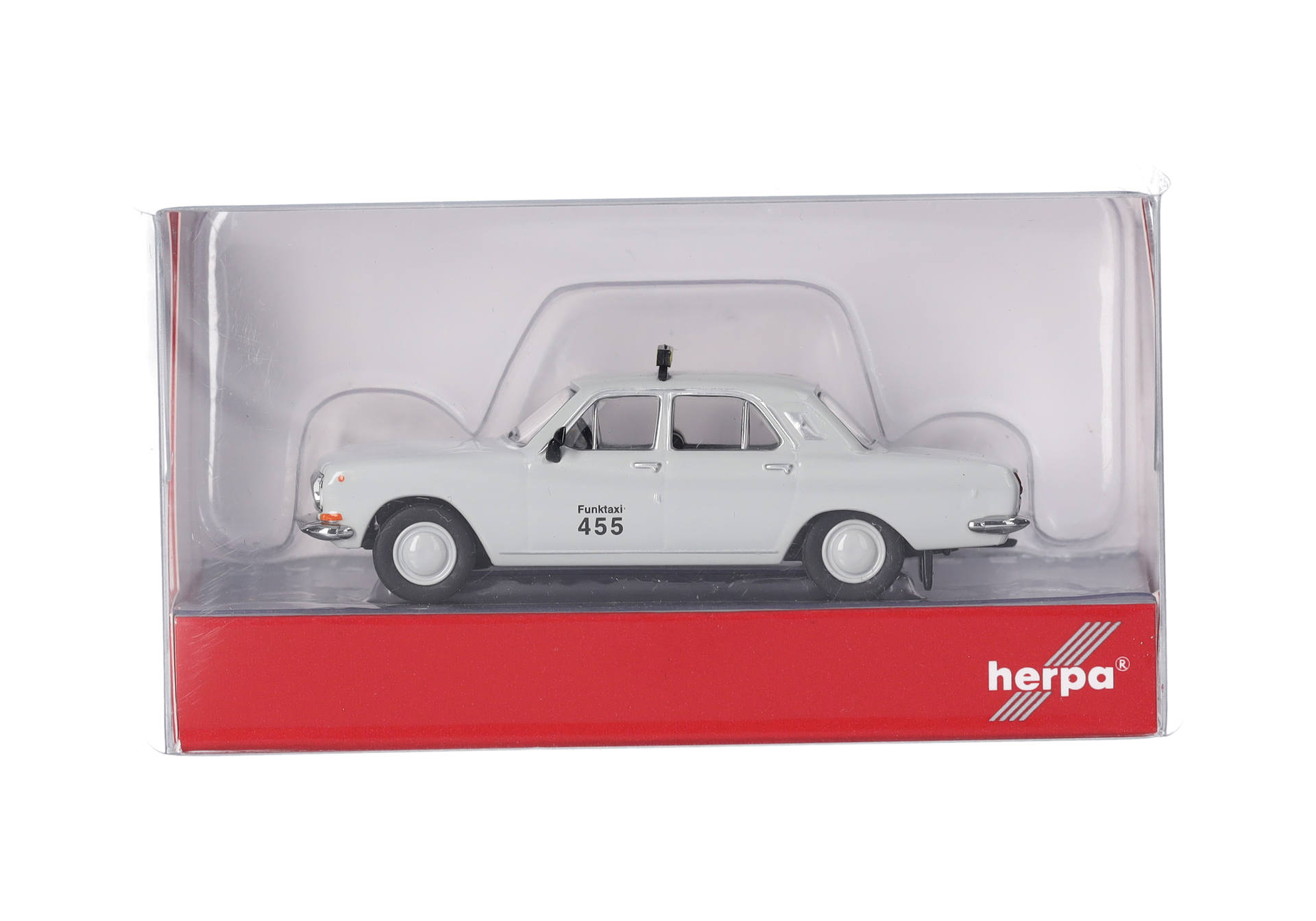 Herpa 097246 Wolga M24 "Funktaxi 455 / Berlin" 1:87 Herpa 097246 Wolga M24 "Funktaxi 455 / Berlin" 1:87
