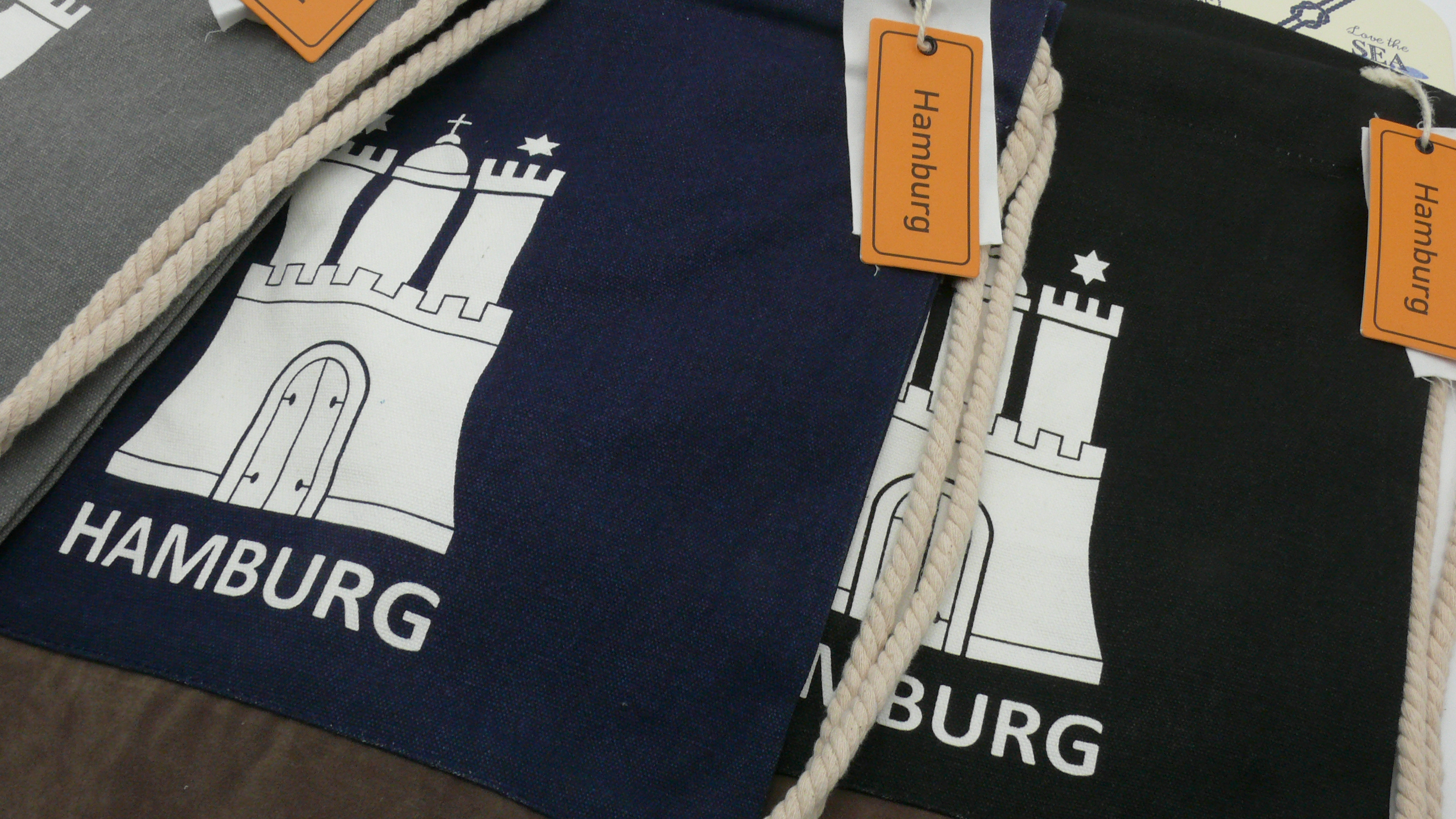 Drawstring Bag – Hamburg Coat of Arms