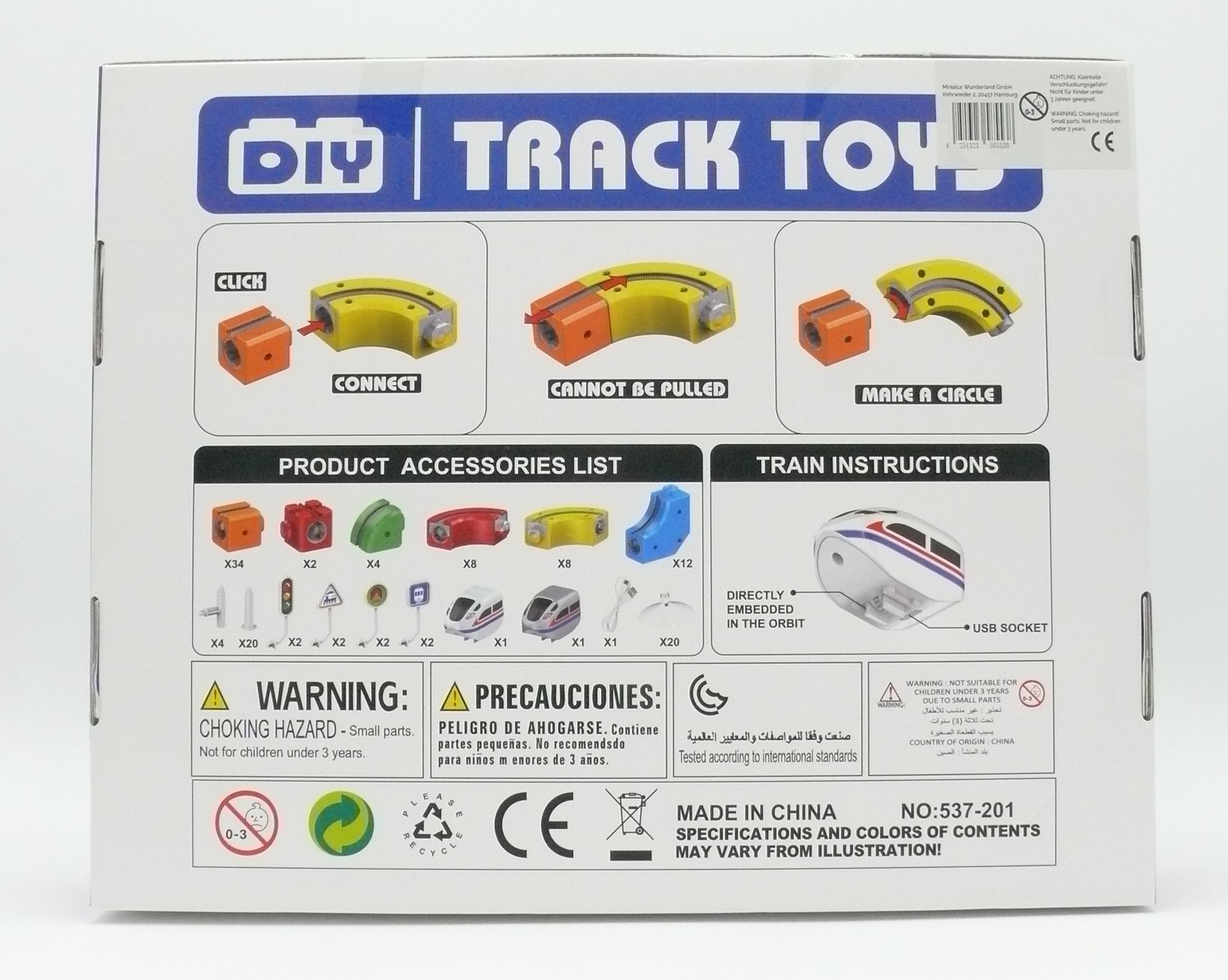 Train Play Set with 3D Tracks