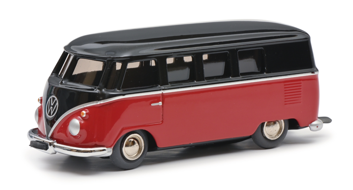 Schuco 450197400 Micro Racer VW T1 - braun/rot