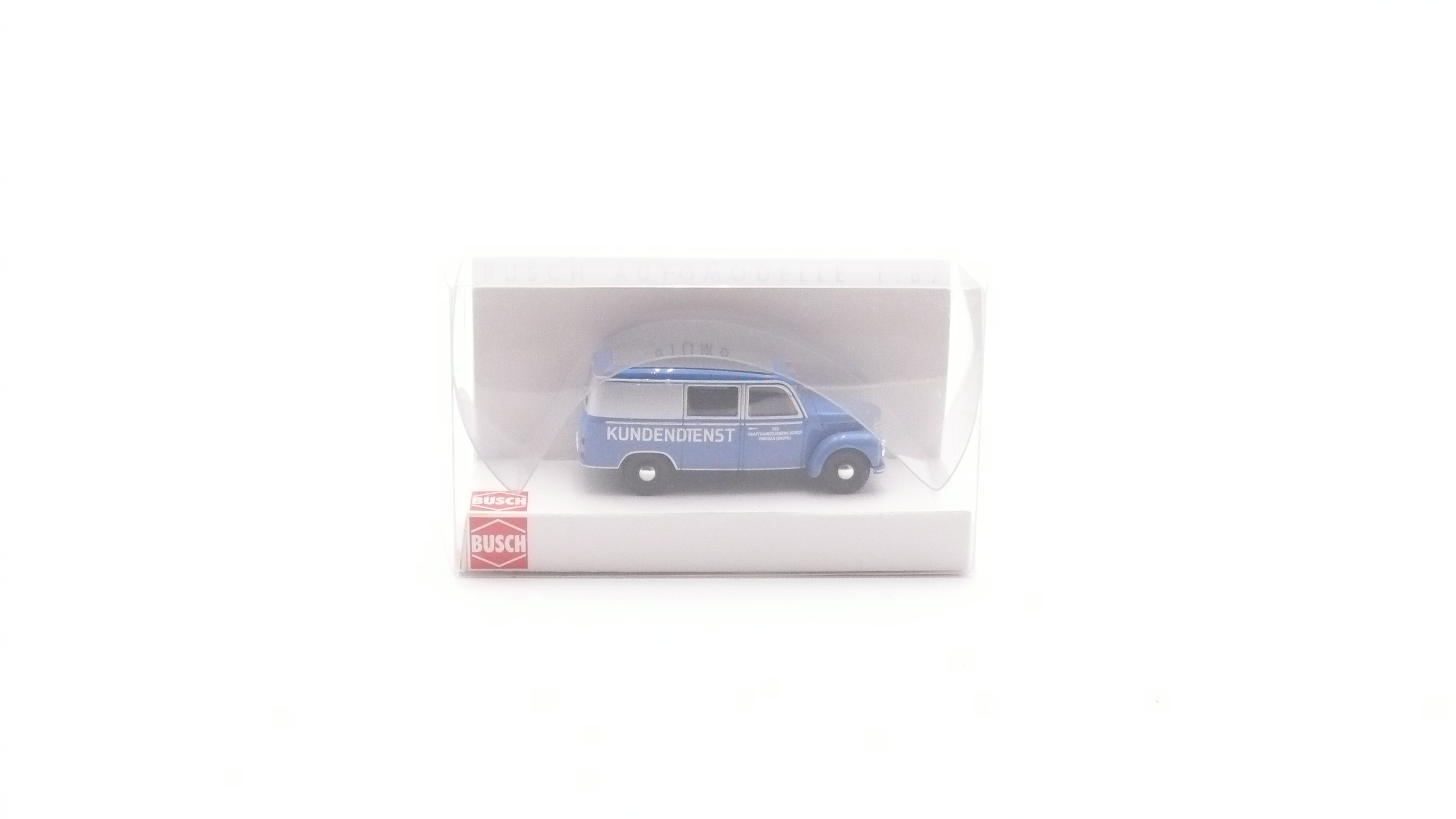 Busch 51291 Barkas V901/2 Kastenwagen - Halbbus -  "VEB Kraftfahrzeugwerk Horch Zwickau" 1:87