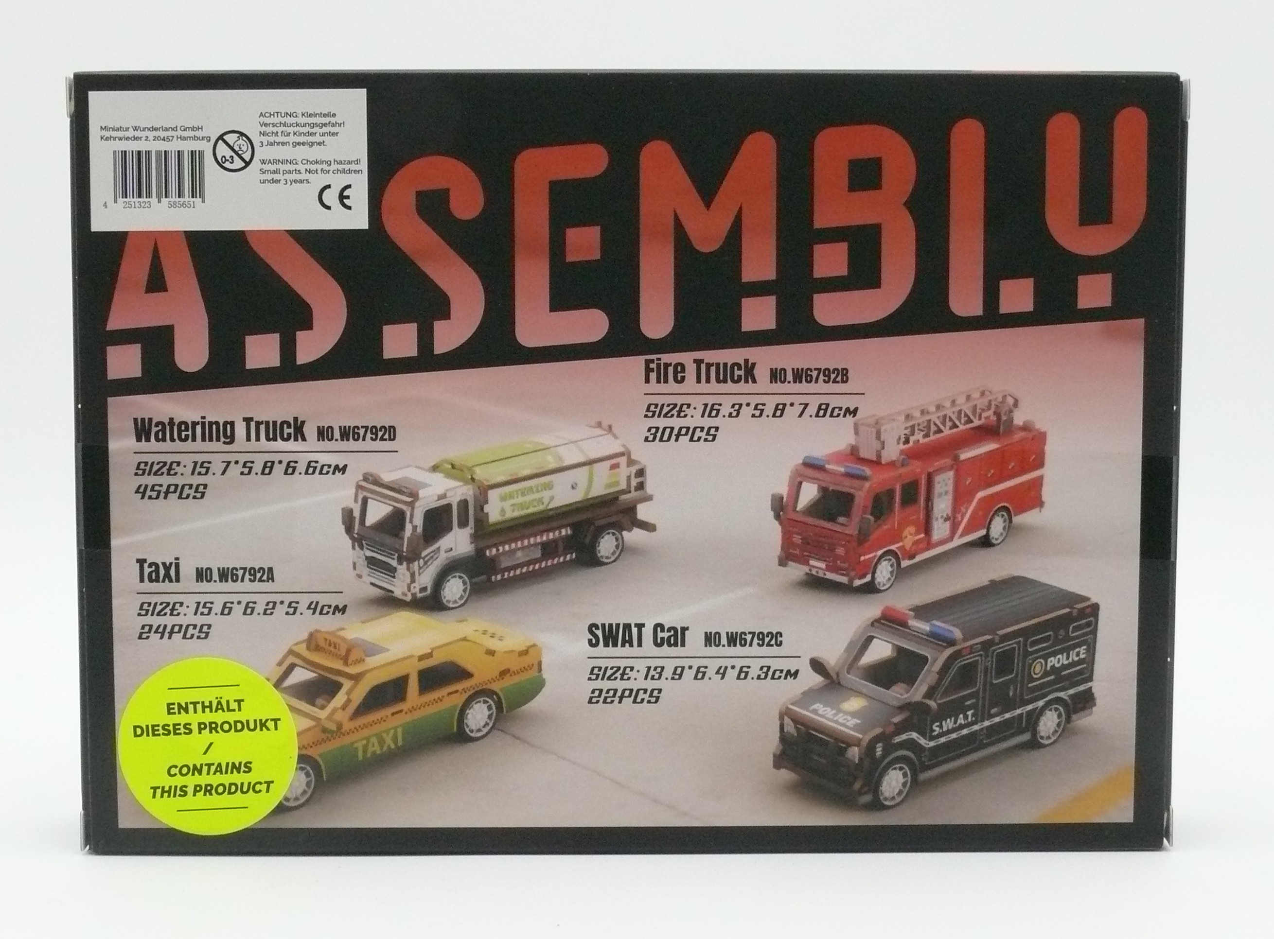 Holzbausatz klein - Nutzfahrzeuge