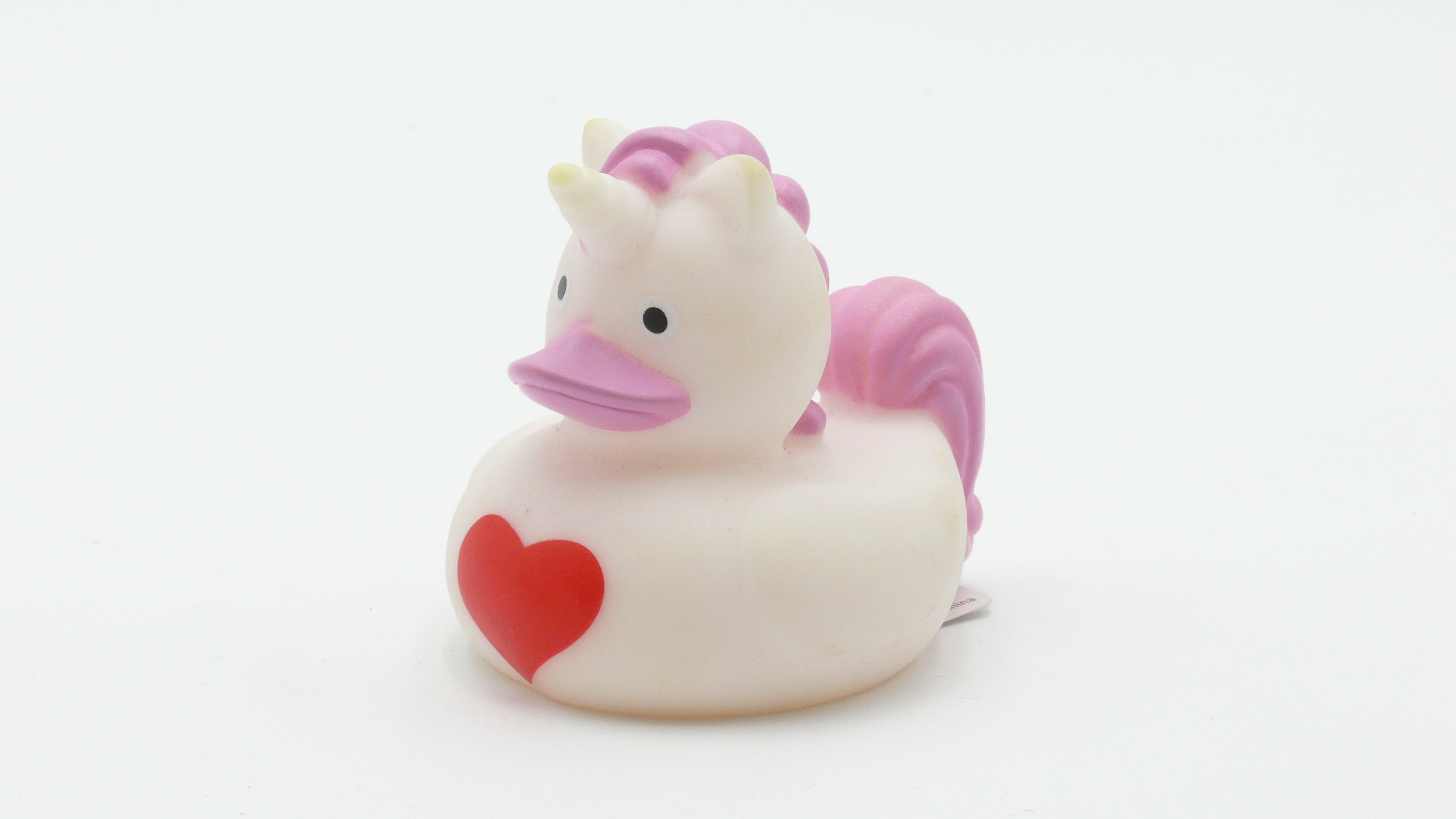 Badeente mit Herz