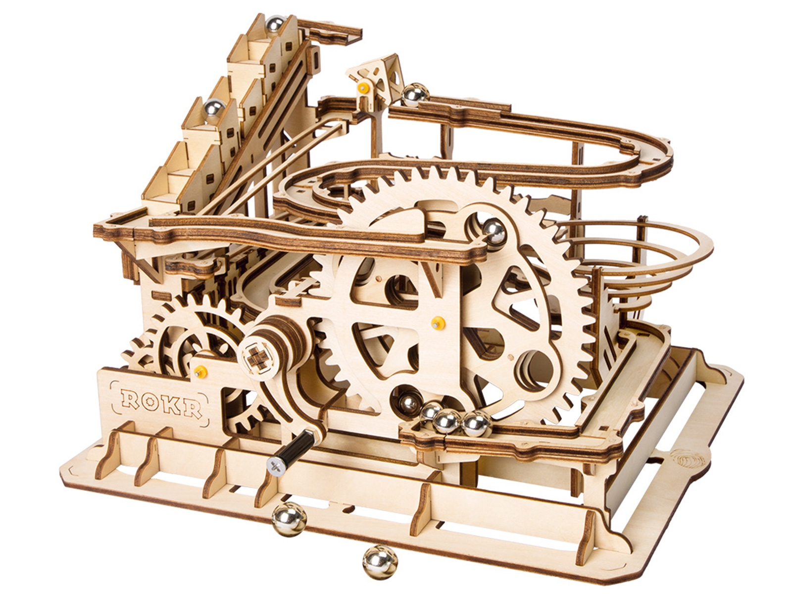 Holzachterbahn Waterwheel LG501 (Marble Parkour Waterwheel) ROKR Robotime Holzachterbahn Waterwheel LG501 (Marble Parkour Waterwheel) ROKR Robotime