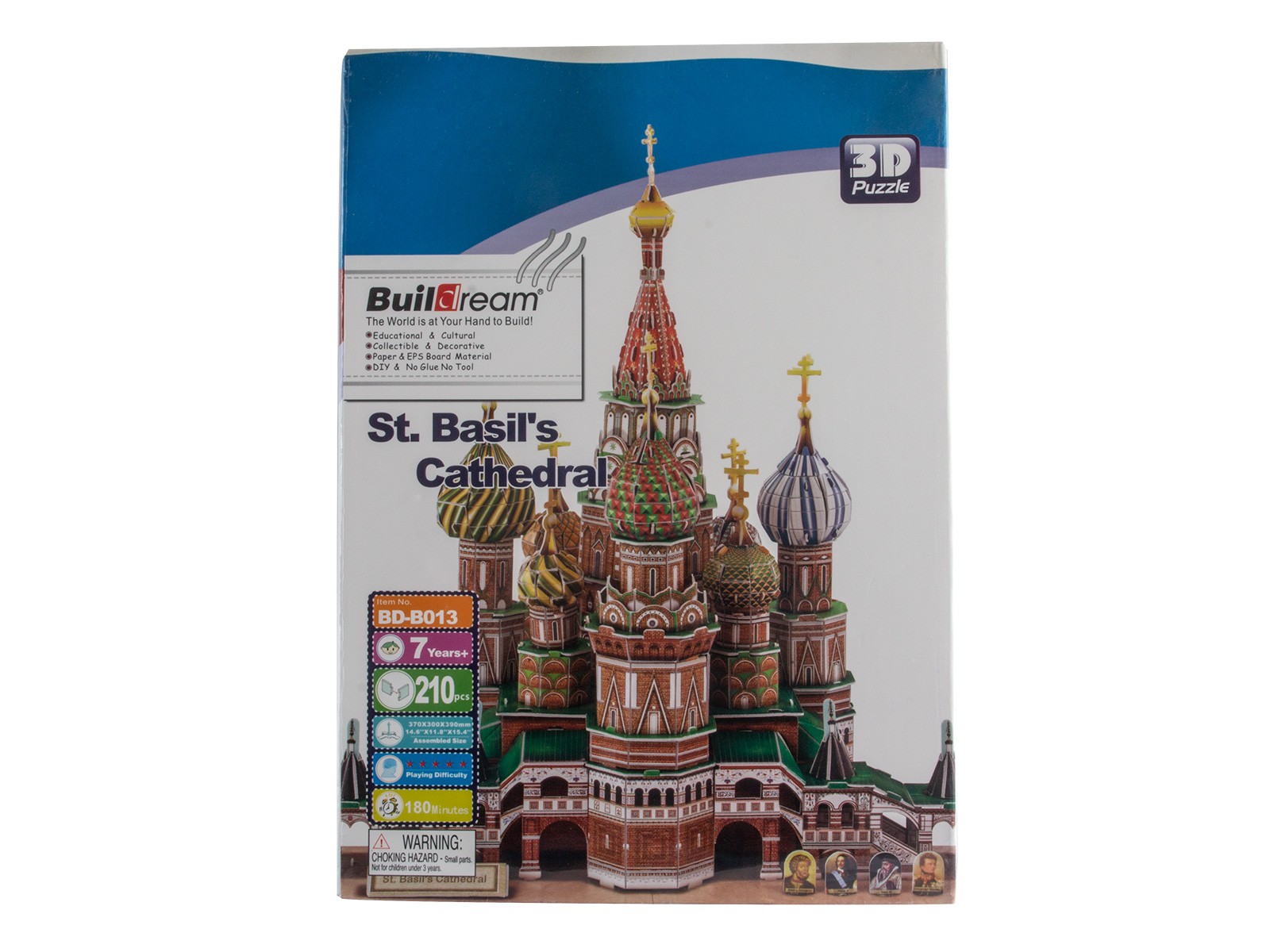 3D Puzzle Erlöserkirche Moskau 143 Teile ab 10 Jahre 