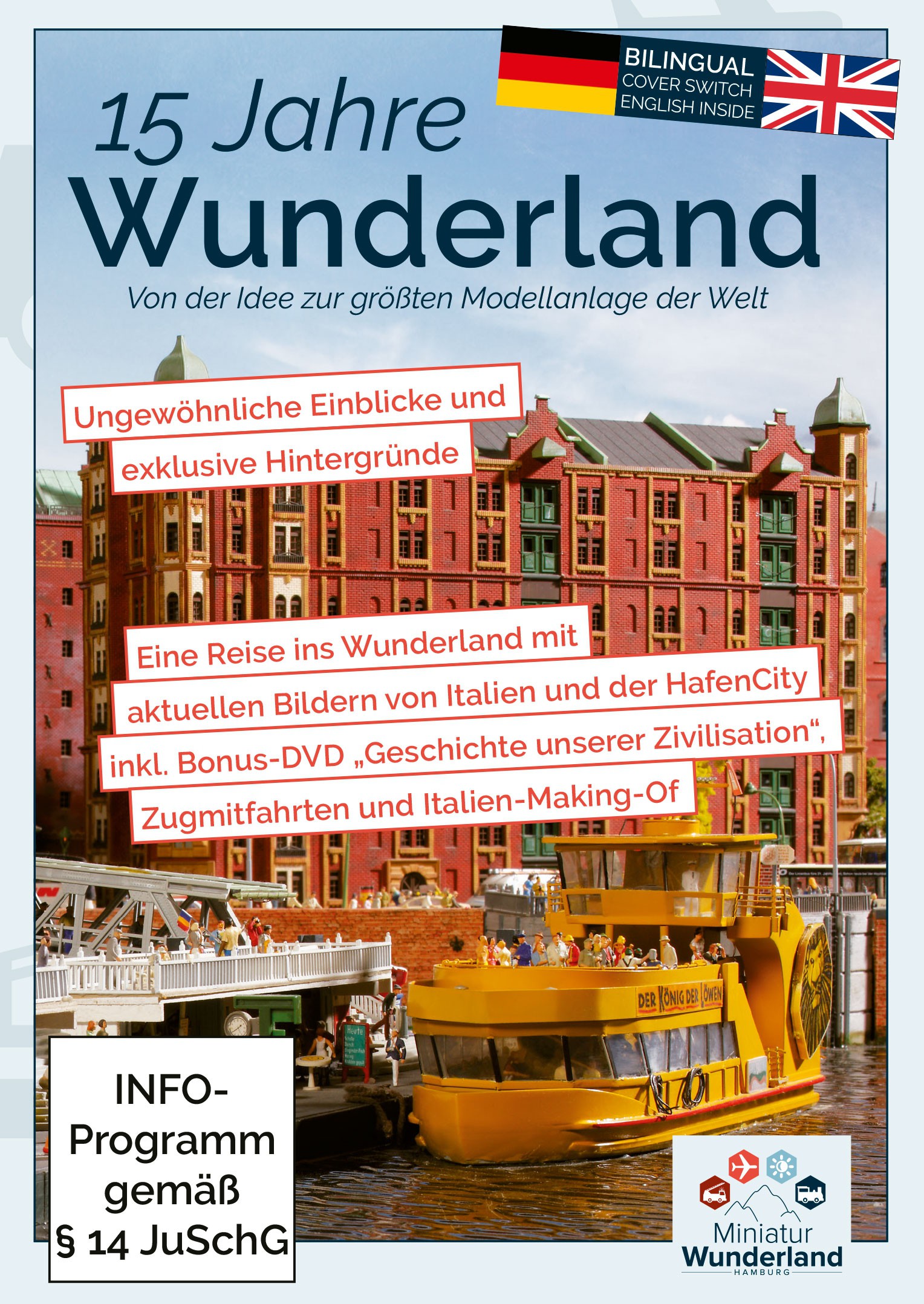 DVD "15 Jahre Miniatur Wunderland" (deutsch & englisch)