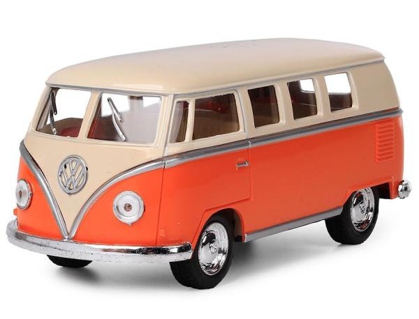 KINSMART 1962 VW Classical Bus Ivory Top - Diverse Farben 1:32