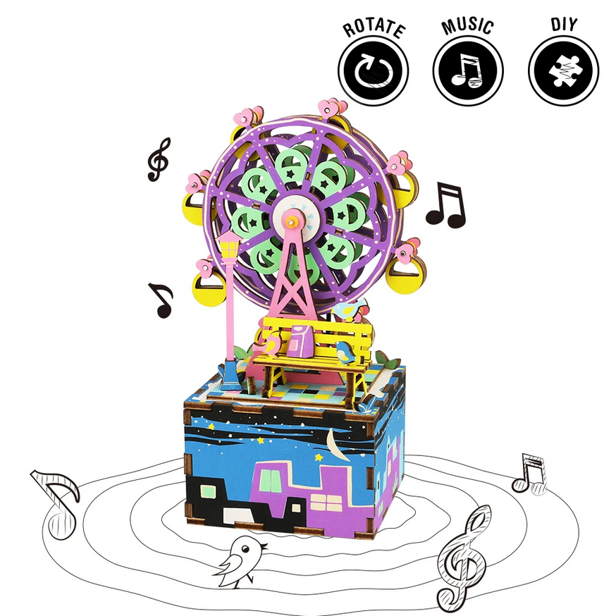 Musik-Box Karussell - Bausatz DIY - Robotime ROLIFE AM402
