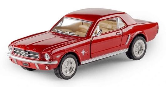 KINSMART 1964 1/2 Ford Mustang - red 1:36
