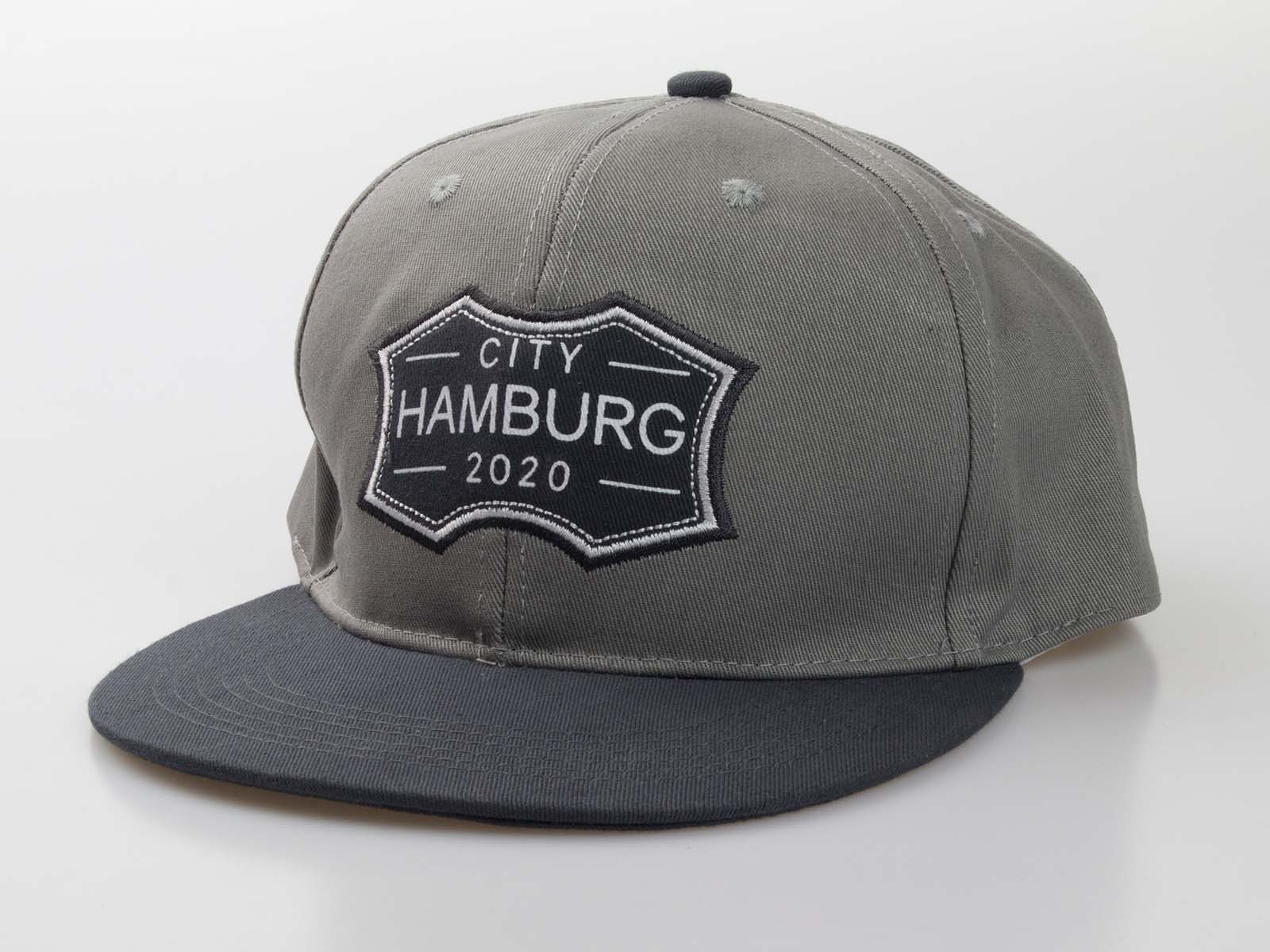 Baseball-Cap "City Hamburg 2020" - grau