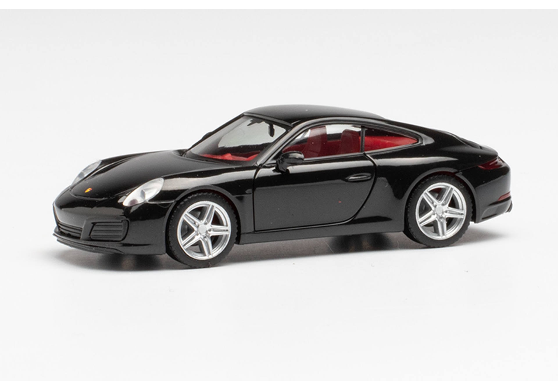 Herpa 028646-002 Porsche 911 Carrera 4S Metallic Schwarz Modellfahrzeug H0 1:87