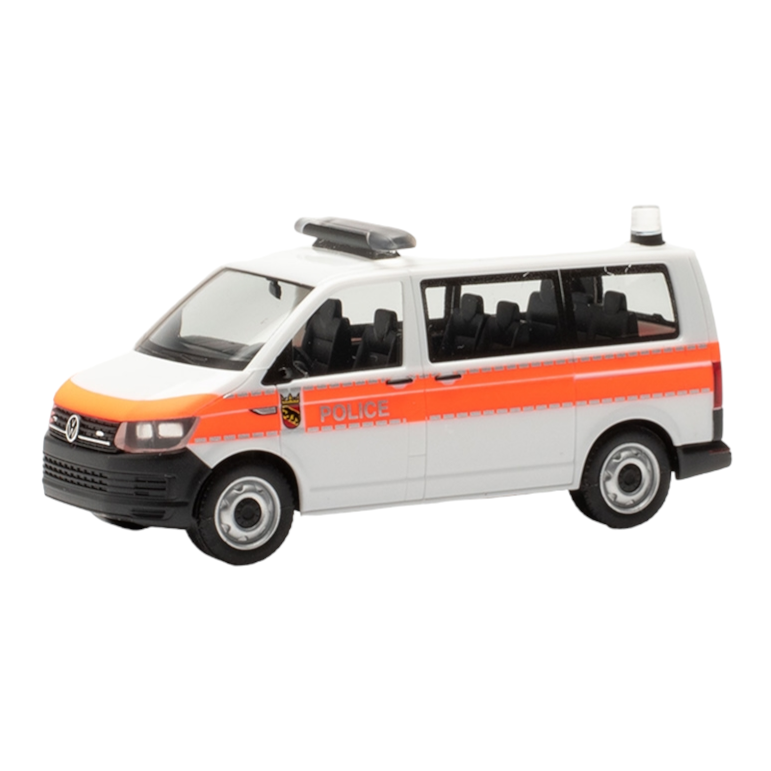 Herpa 096911 VW T6 Bus Police Funkstreifenwagen Bern Modellfahrzeug H0 1:87