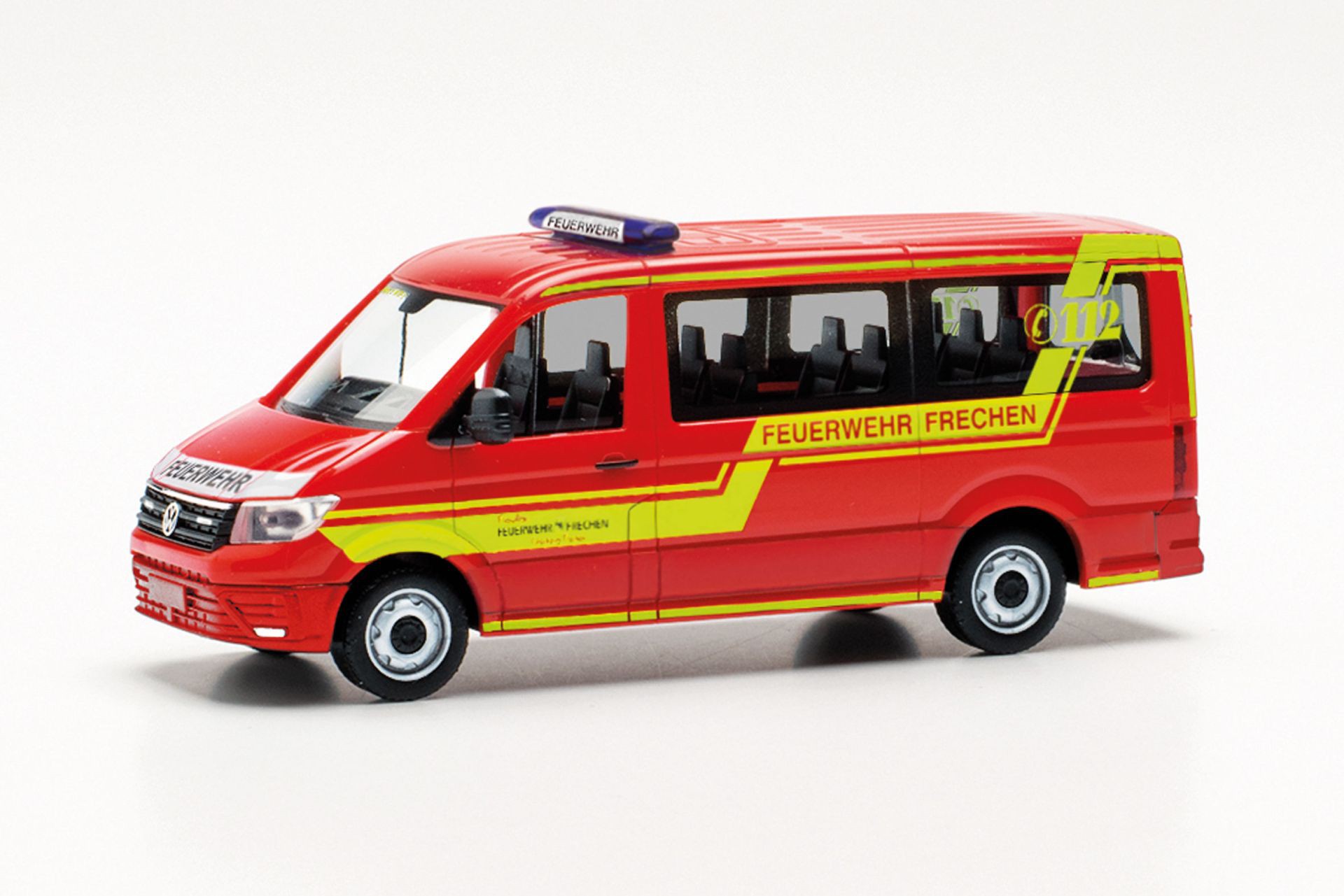 Herpa 097253 VW Crafter FD Bus „Feuerwehr Frechen MTW 2“ Modellfahrzeug H0 1:87