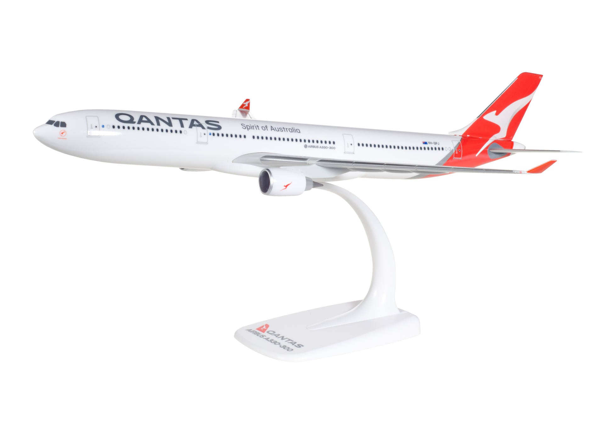 Herpa 611510 Wings Airbus A330-300 Qantas -2016 Snap-Fit Modellflugzeug 1:200