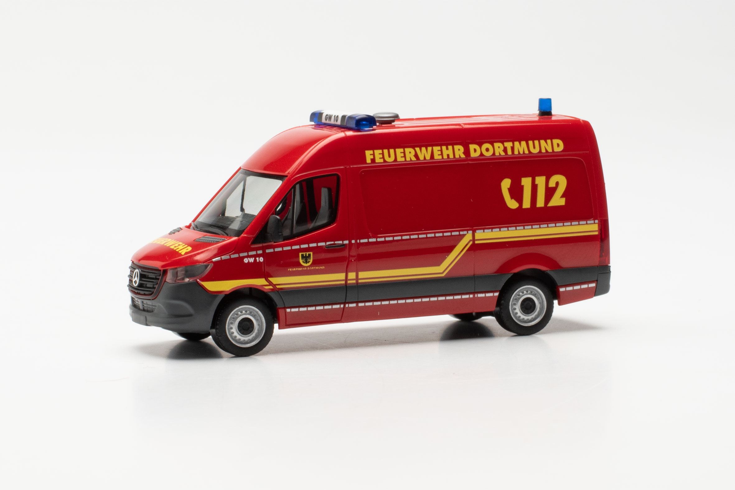 Herpa 953061 MB Sprinter 18 Kasten Feuerwehr Dortmund Modellfahrzeug H0 1:87 