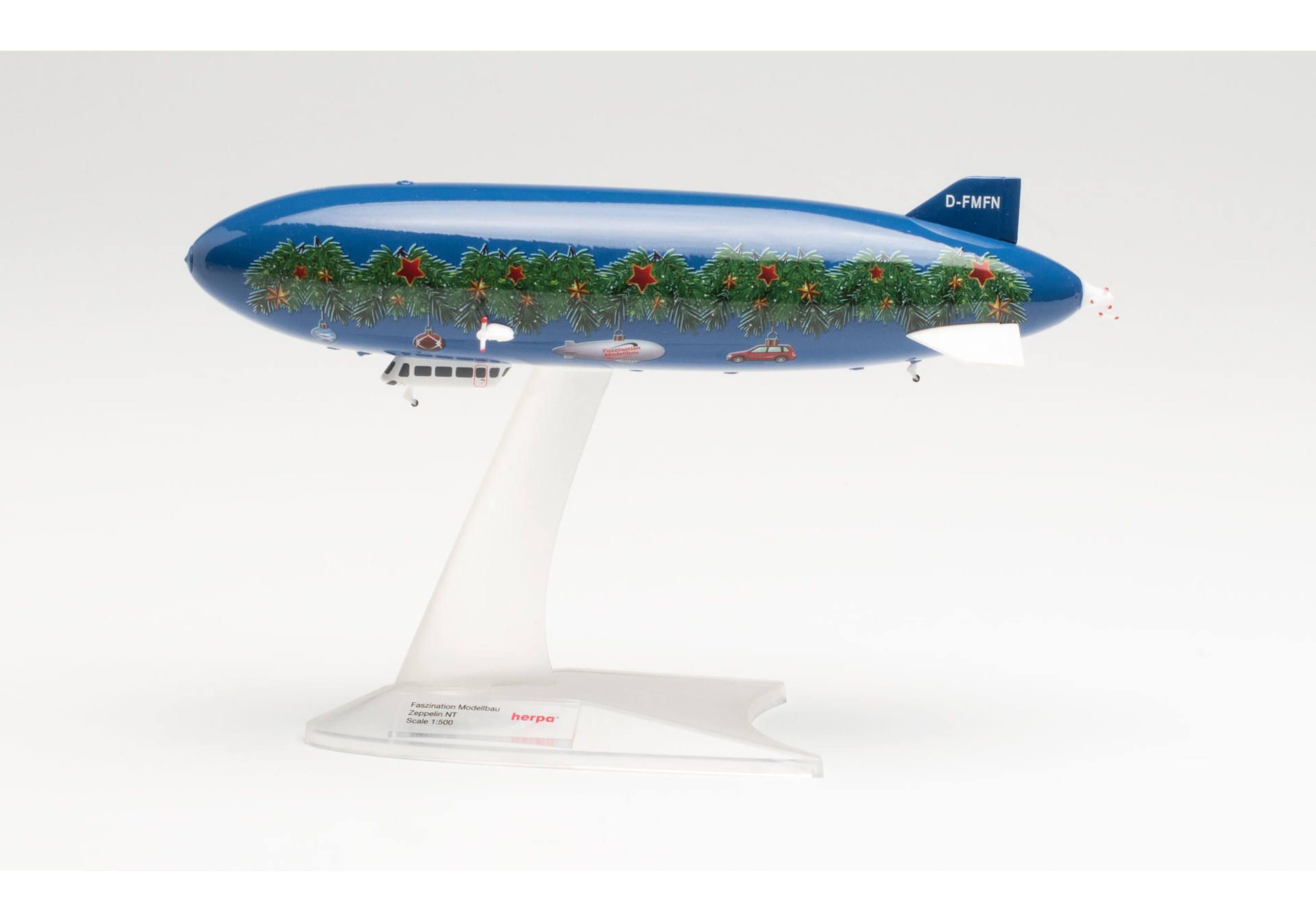 Herpa Wings 535861 Weihnachts-Zeppelin Reederei NT Friedrichshafen Modellflugzeug 1:500