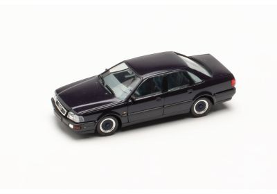 Herpa 033961-002 Audi V8 Limousine mit BBS-Felgen, blaumetallic