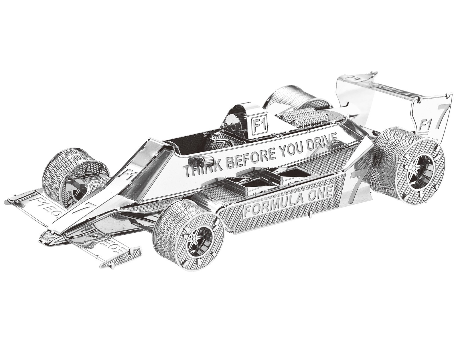 Mini-Metallbausatz Formel 1 Auto F102 Rennwagen