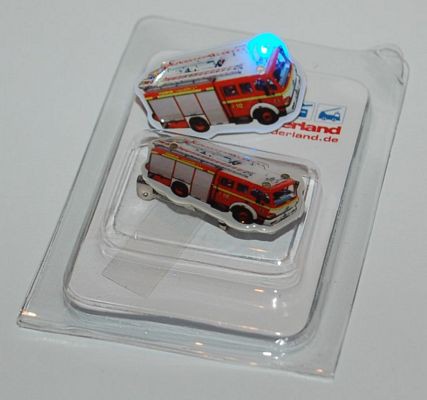 Miniatur Wunderland PIN mit Blinkdioden : Feuerwehr