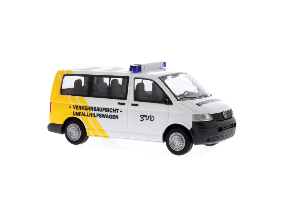 Rietze 51890 VW T5 Verkehrsaufsicht-Unfallhilfewagen