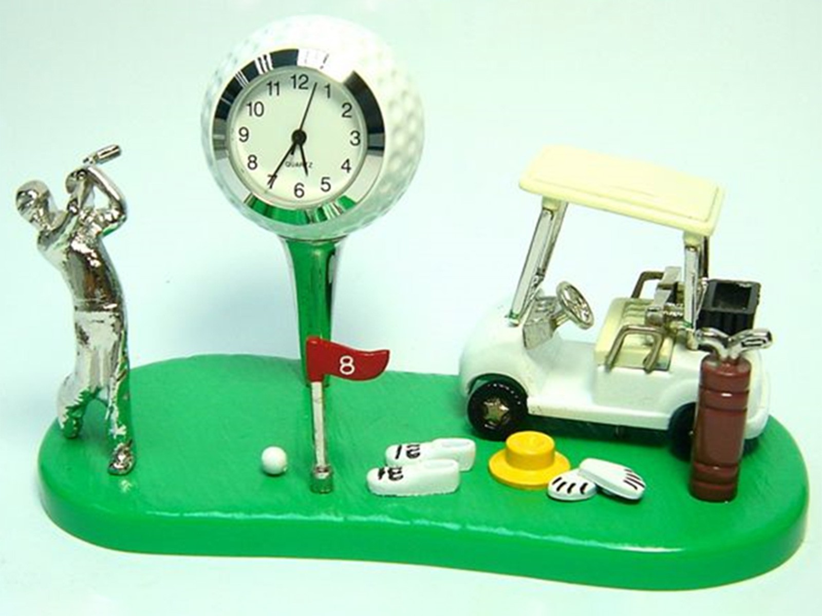 Miniatur-Uhr Golf