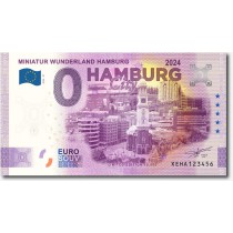 Euro-Souvenirschein Motiv "Hamburg City" (2024-27)