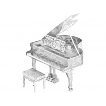 Metallbausatz Flügel Piano