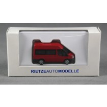 Rietze 21502 Ford Transit 06 Bus -metallic rot oder blau