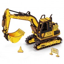 Holzbausatz Bulldozer TG508K (Excavator) ROKR Robotime