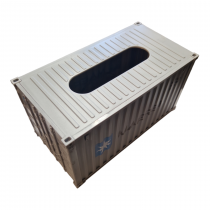 Tissue Box Container Grau Maersk