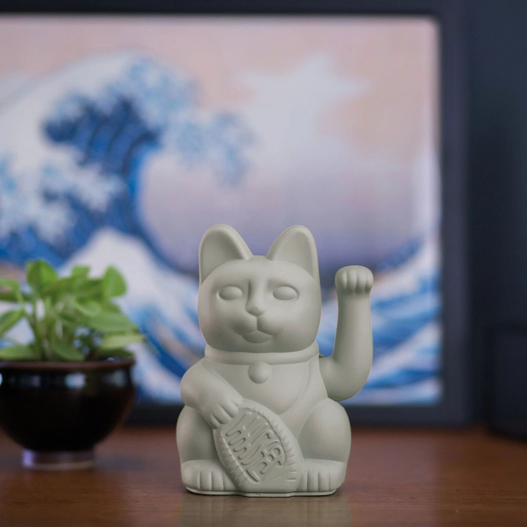 Winkekatze / Maneki Neko | Classic - Grey