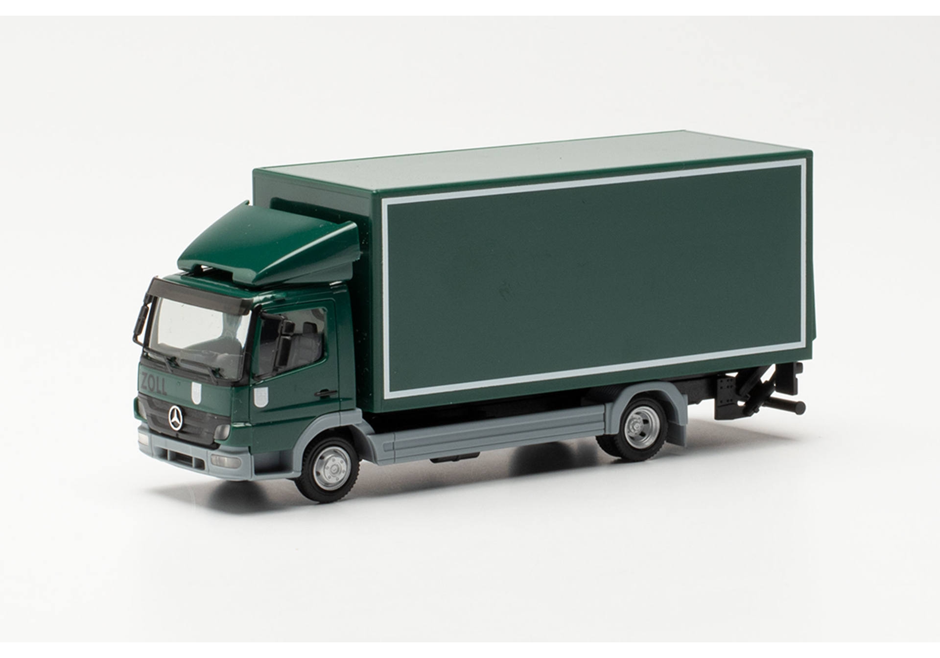 Herpa 096645 MB Atego Koffer-LKW mit LBW Zoll Modellfahrzeug H0 1:87 Herpa 096645 MB Atego Koffer-LKW mit LBW Zoll Modellfahrzeug H0 1:87