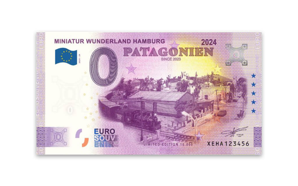 Euro-Souvenirschein Motiv "Patagonien" (2024-29)