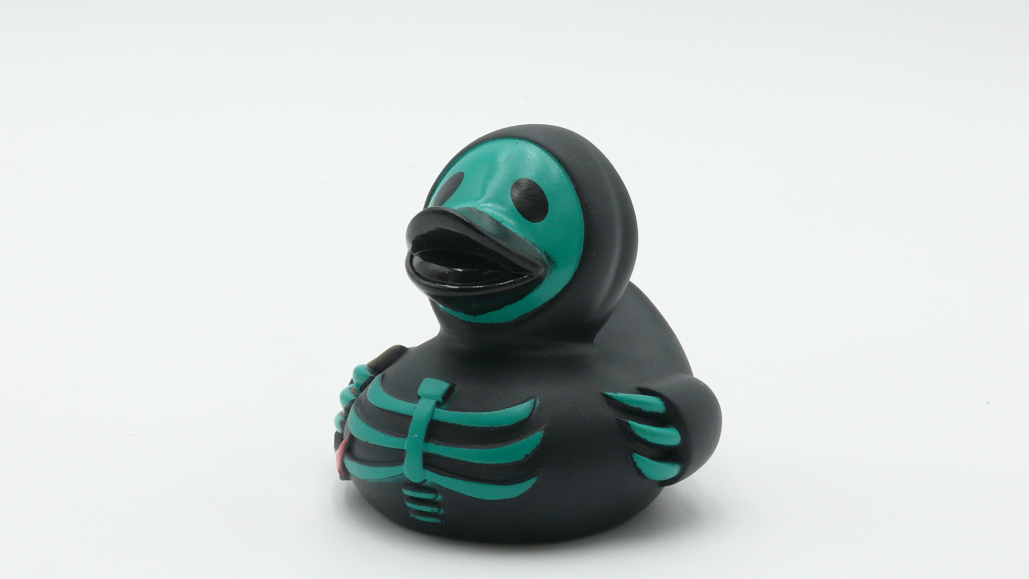 Badeente Gespenst grün