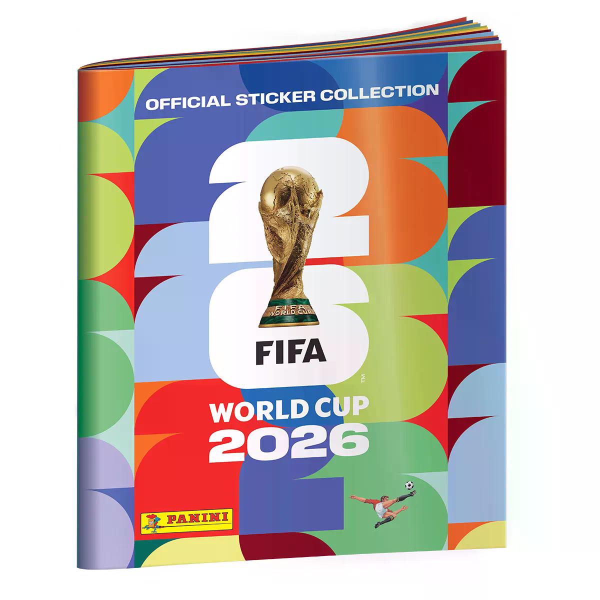 Panini FIFA World Cup 2026 Sticker Softcover Album + 6 Stickers