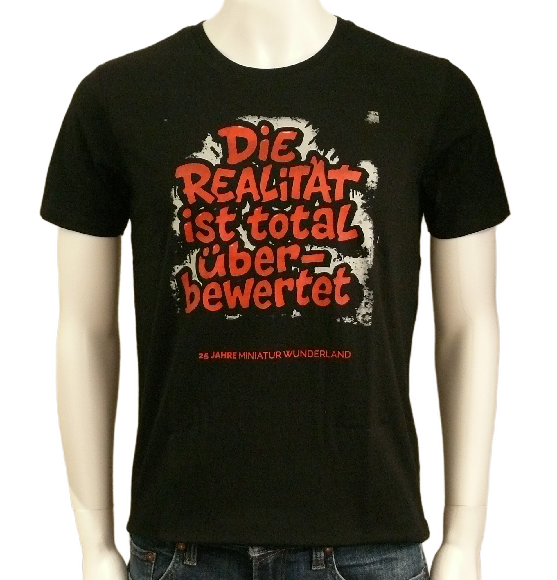 T-Shirt – 25 Years of Miniatur Wunderland – Reality Is Overrated