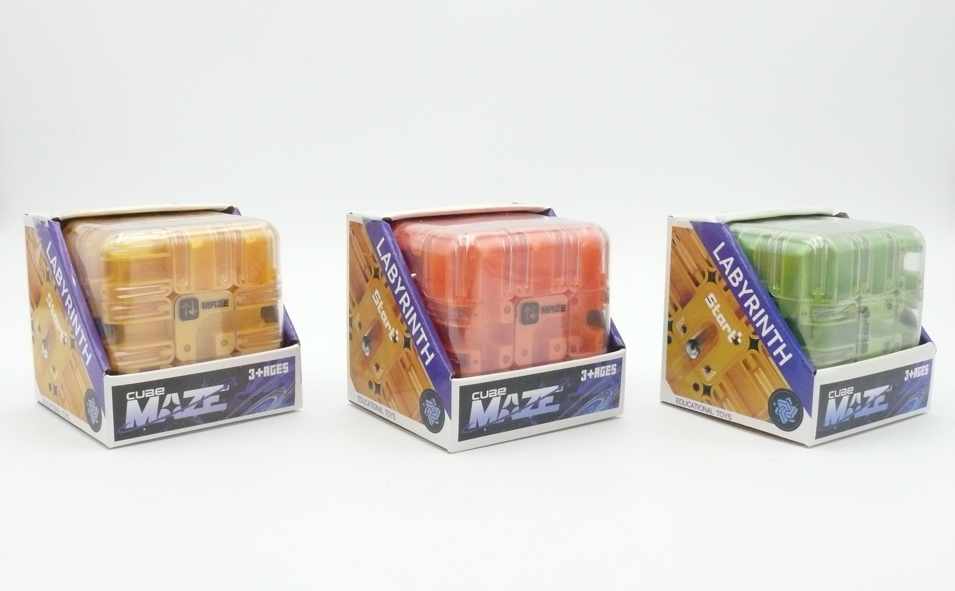 3D Cube Ball Maze