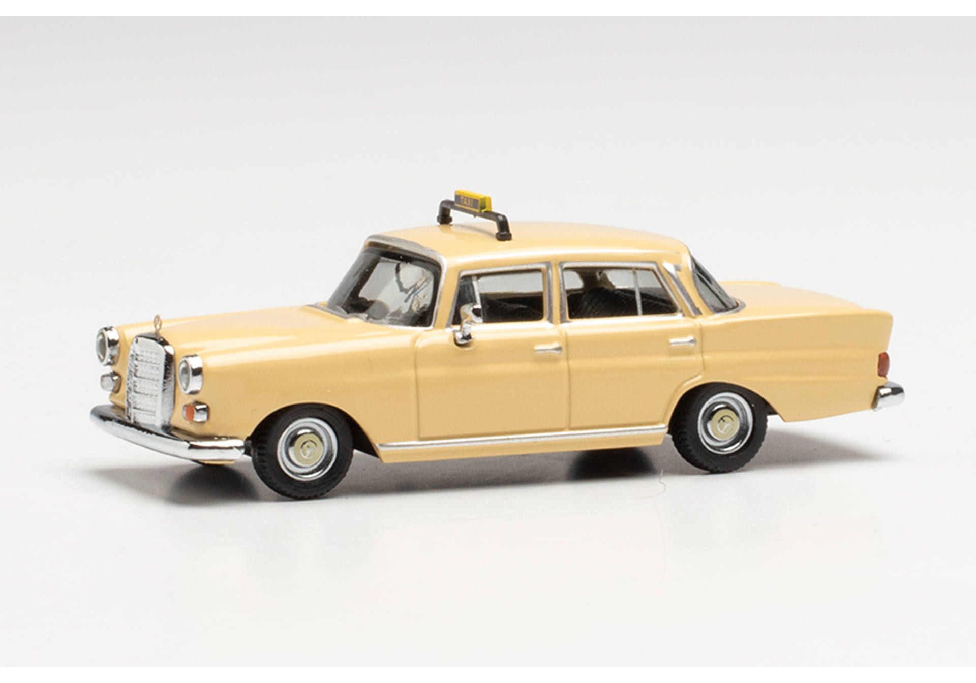 Herpa 095693 MB 200 Heckflosse Taxi Modellfahrzeug H0 1:87