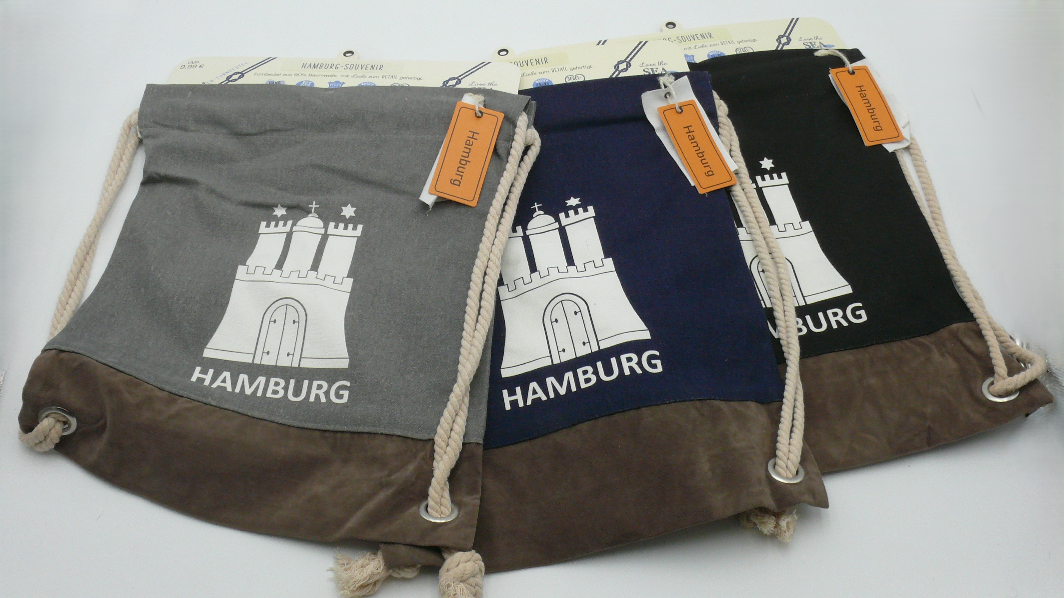 Drawstring Bag – Hamburg Coat of Arms