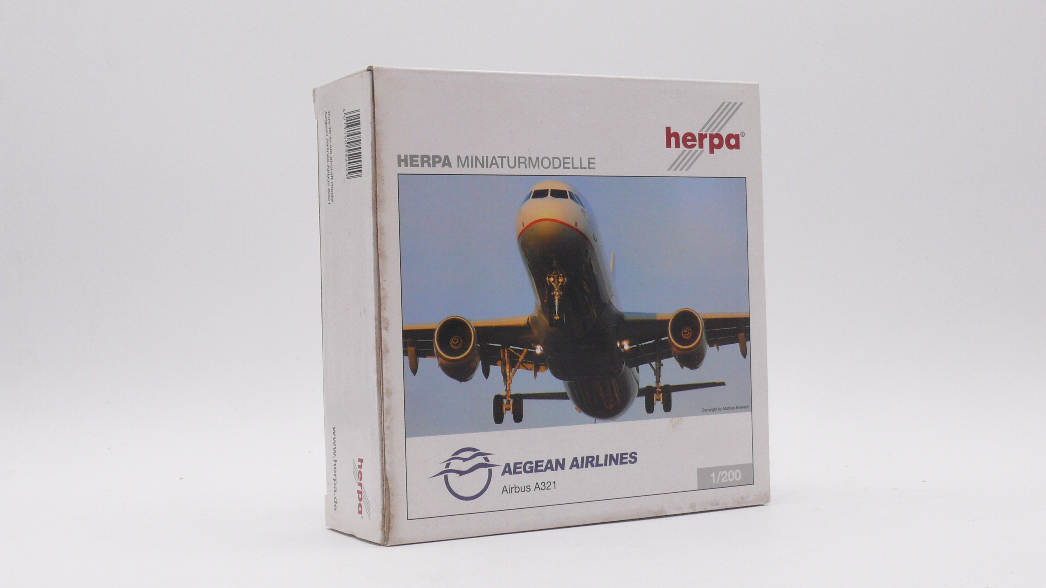 Herpa 552929 Airbus A321 Aegean Airlines SX-DGA 1:200
