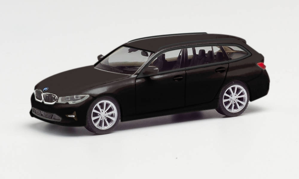 Herpa 420839-002 BMW 3er Touring schwarz Modellfahrzeug H0 1:87