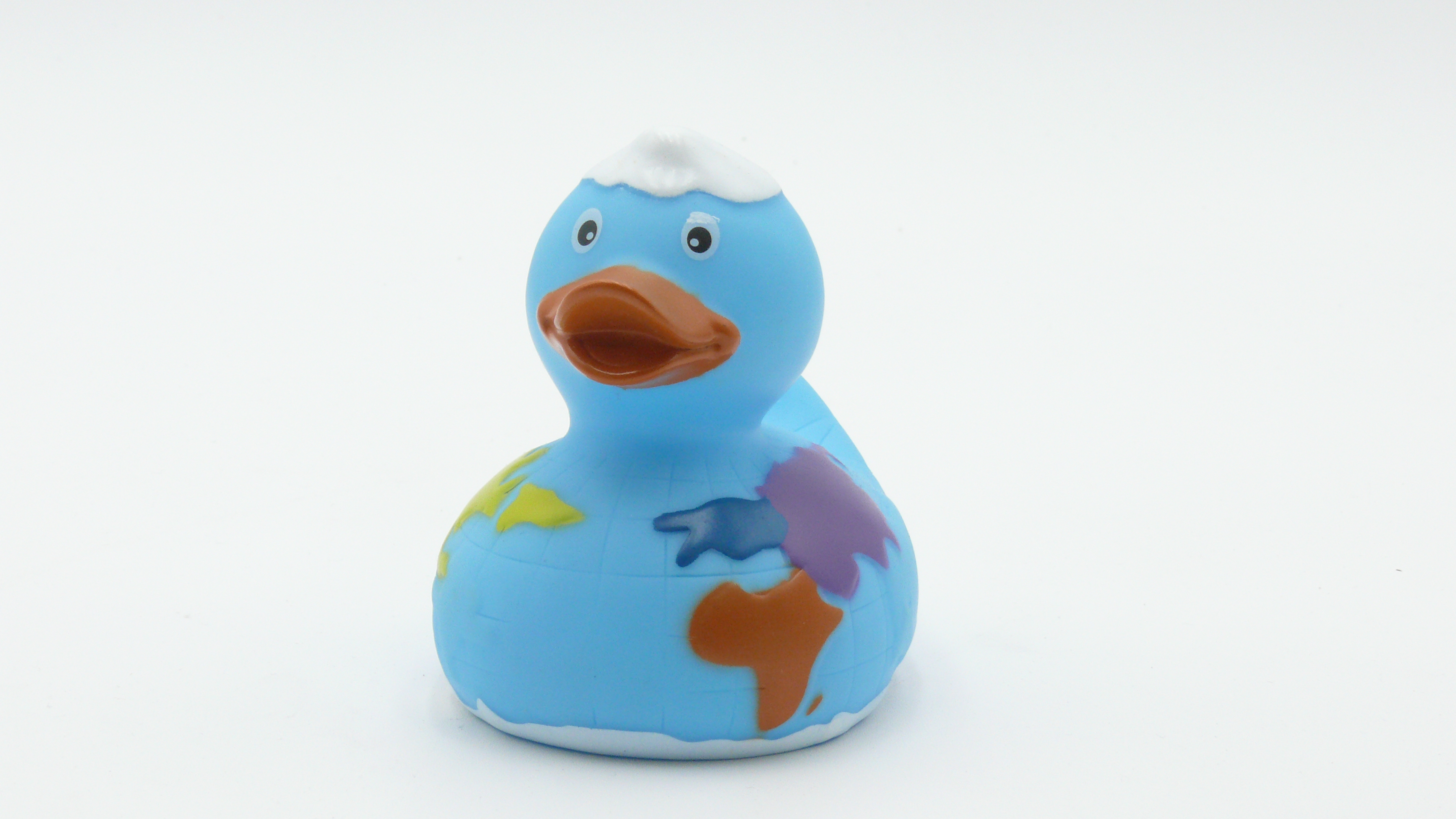 Badeente Weltkugel