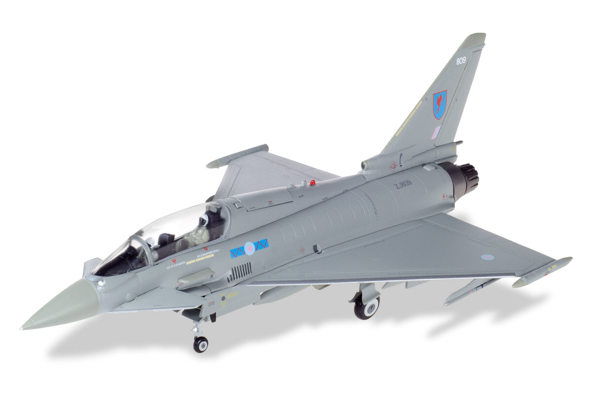 Herpa 580281 Eurofighter Royal Air Force Typhoon T3 - RAF Lossiemouth - ZJ809