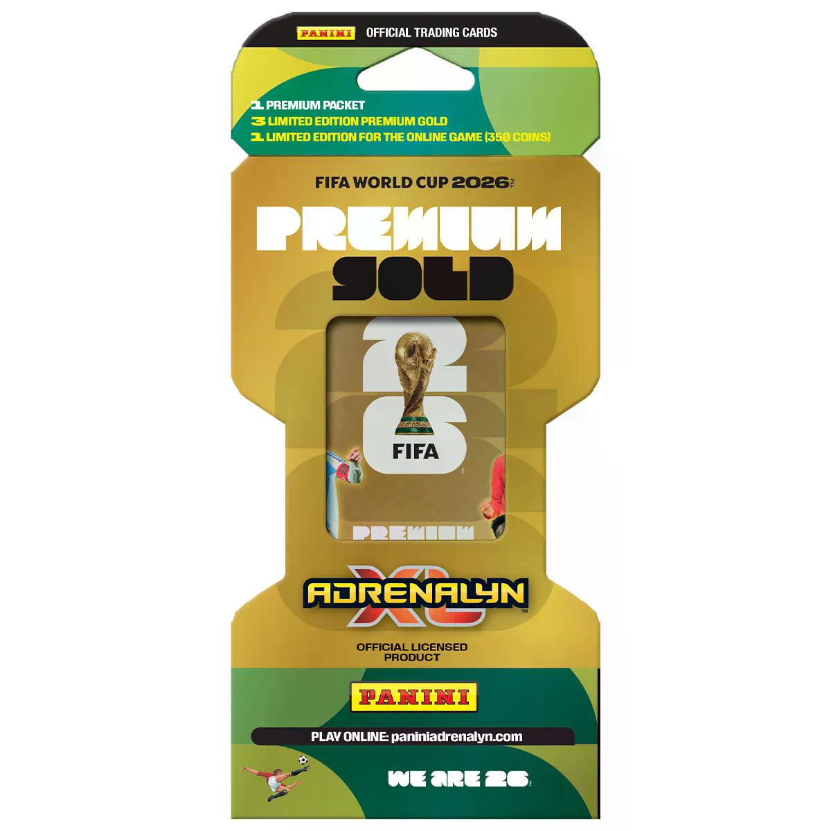 Panini WM 2026 Adrenalyn Premium Gold Booster