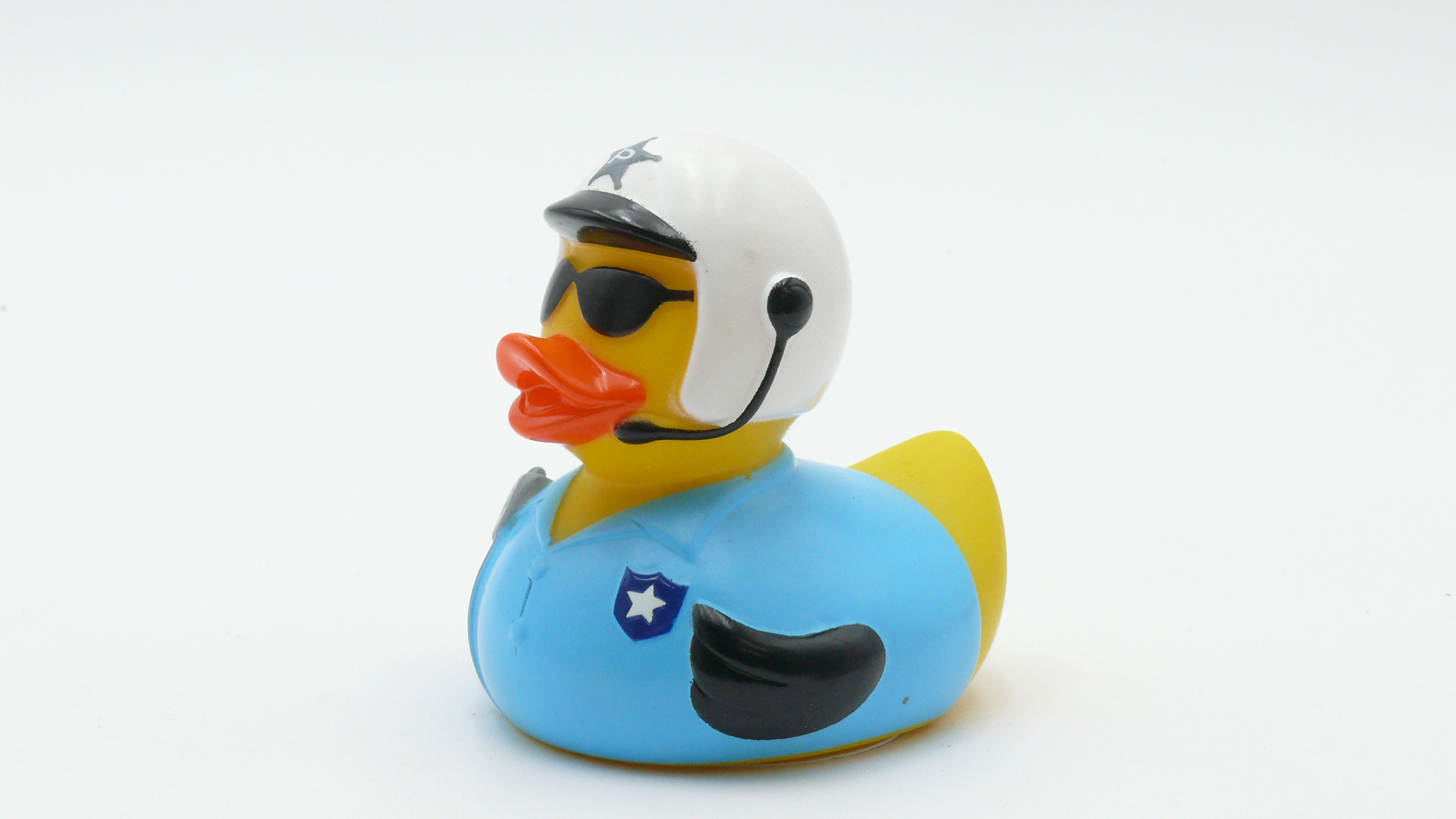 Badeente Verkehrspolizist