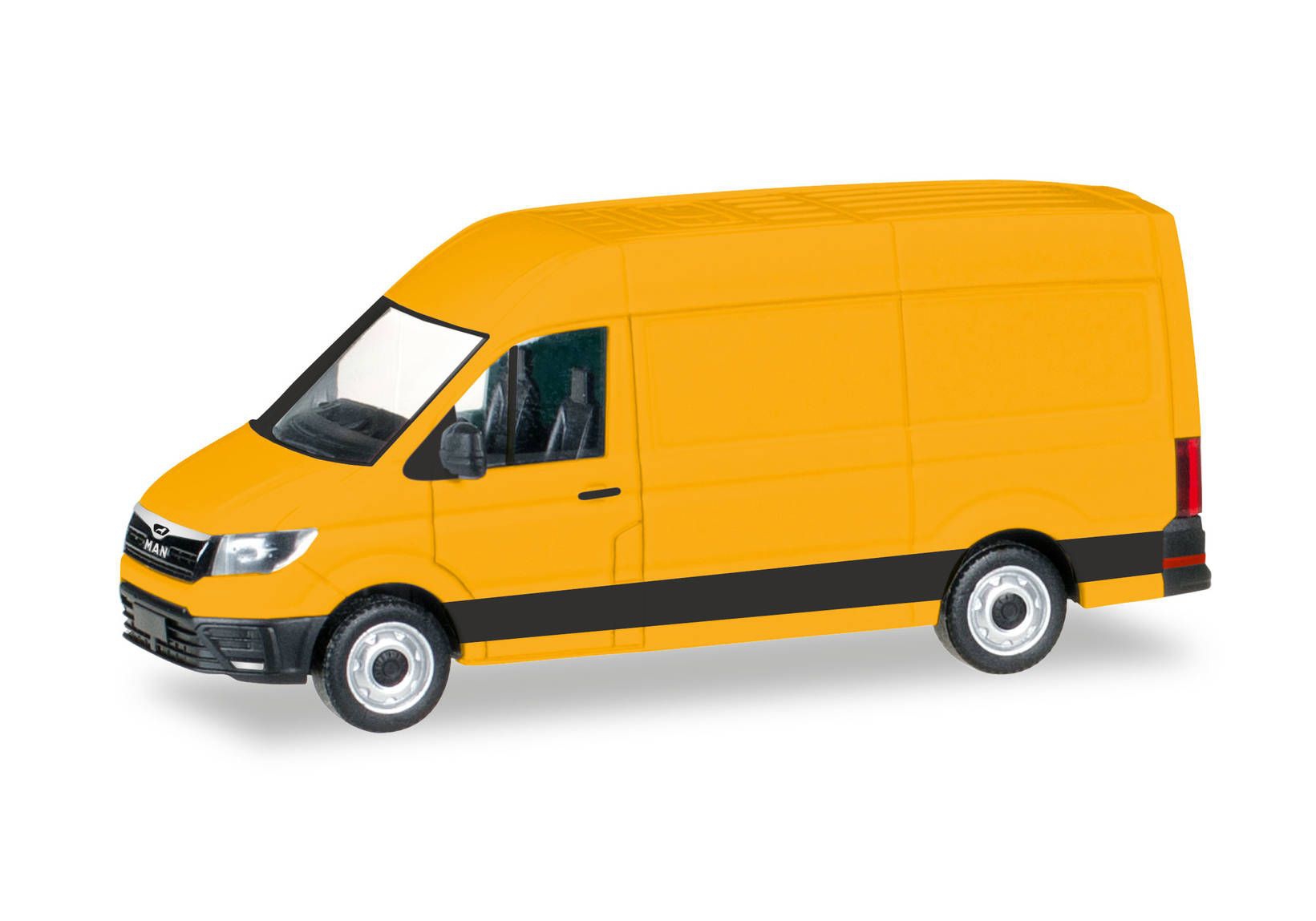 Herpa 092838-002 MAN TGE Kastenwagen HD gelb Modellfahrzeug H0 1:87